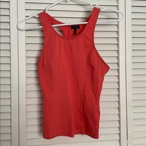 Pink Cropped Tank w/ Cutouts